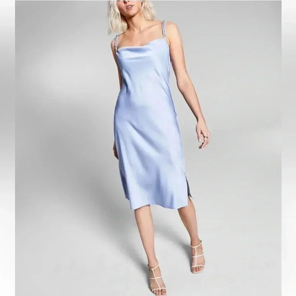 NWT | AND NOW THIS | Chain Strap Slip Dress | SZ M